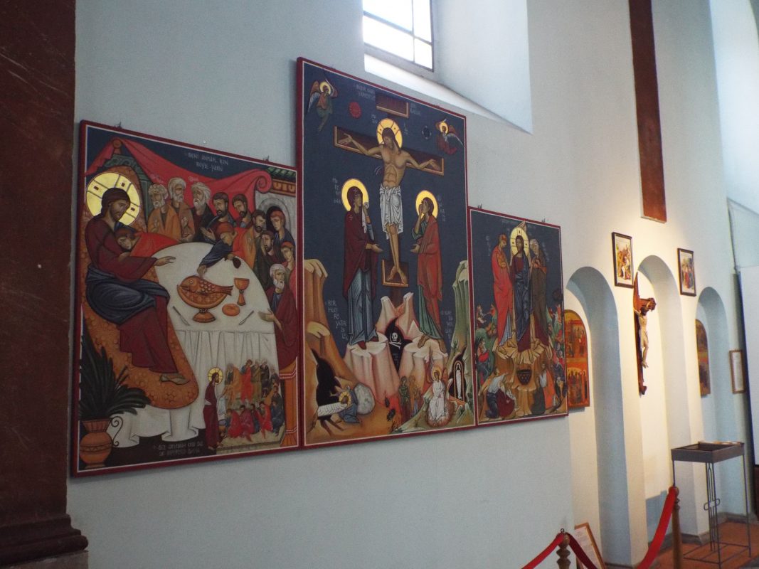 trittico icone a Santa Martia - Trabzon