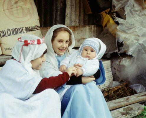 Natale, presepe vivente