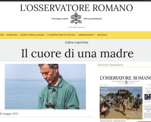 Osservatore Romano, il cuore di una madre.